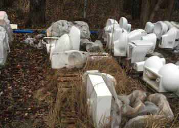 umywalki, miski wc, bidety