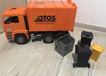 Śmieciarka Bruder, MAN + 4 kosze