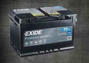 Akumulator Exide Premium 77Ah 760A PRAWY PLUS