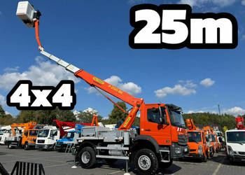 Mercedes Atego 818 E6 4x4 Zwyżka PALFINGER P250 BK Podnośnik Koszowy Zwyżk…
