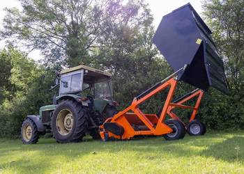 Kosiarka bijakowa z koszem i wysypem hydraulicznym model CPC180