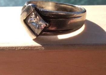 Pierścionek obrączka srebro 925 17,6mm