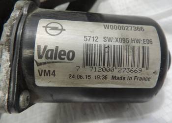 OPEL ZAFIRA C SILNICZEK MECHANIZM WYCIERACZEK PRAWY W000027366