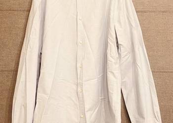 Błękitna męska koszula z długim rękawem ZARA rozmiar XL