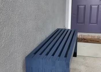 Ławka ogrodowa drewniana