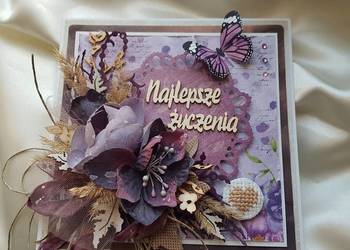 Kartka okolicznościowa ręcznie robiona urodziny imieniny