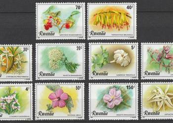 RWANDA - KWIATY - 1981 - CZYSTE **