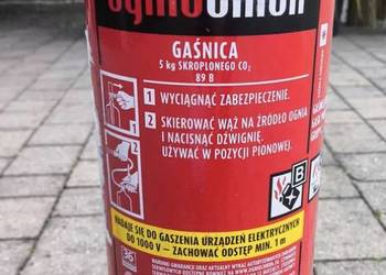 Gaśnica śniegowa 5kg - lub wymiana na butlę CO2