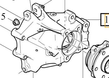 VOLVO C40 XC40 tylna prawa zwrotnica OE 32246339