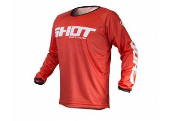 Shoot Racing – Koszulka Motocyklowa DEVO RED (rozmiar XL)