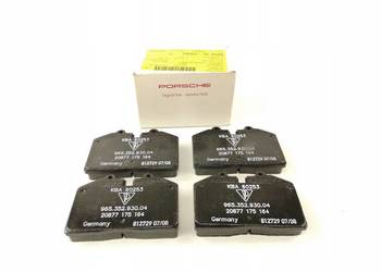 KLOCKI HAMULCOWE TYŁ PORSCHE CARRERA 911 93-97