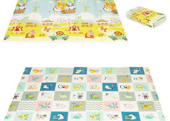 Mata piankowa edukacyjna dwustronna składana duża torba ECOTOYS