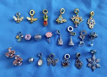 nowe nienoszone zawieszki charms beads srebro 925