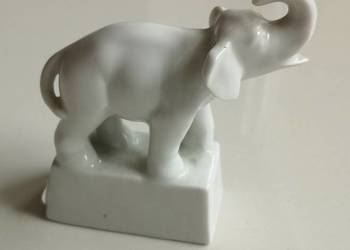 Figurka słoń porcelanowa Antyk