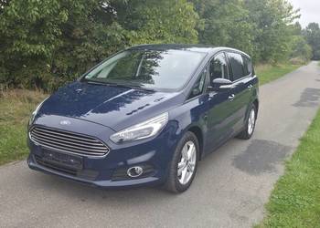 Ford S-MAX 2.0Diesel 2018r. Titatnium FullLED, Martwe pole, czytanie znaków