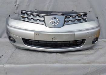 NISSAN NOTE I 1 E11 ZDERZAK PRZEDNI GRILL HALOGENY