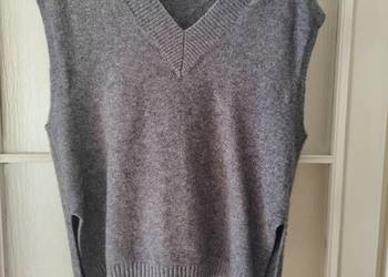 Kamizelka z wełny oversize