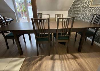 Stół i krzesła Bjurst Ikea