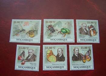 Mozambik 2009 MNH William Kirby Motyle, Owady