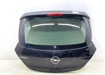 KLAPA TYŁ OPEL CORSA D Hatchback 06-14 CZARNY TYLNA, BAGAŻNIKA