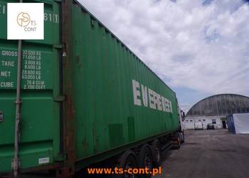 Kontener morski magazynowy 40 HC 40 DV używany 12 metrowy szczelny