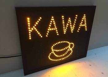 KAWA szyld diodowy LED 50x40cm NOWA