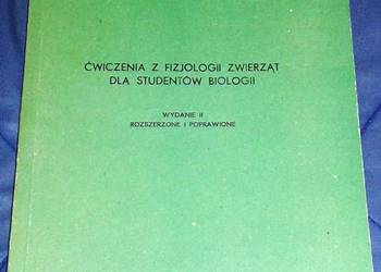 Ćwiczenia z fizjologii zwierząt dla studentów biologii.