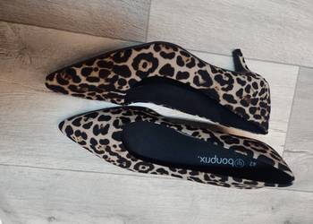 (42) bpc Bonprix/ Panterkowe czółenka wieczorowe, NOWE