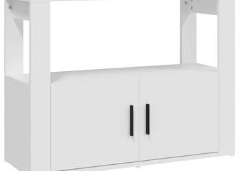 Komoda biała 80x30x60 cm materiał drewnopochodny WM-819452