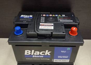 Akumulator 60Ah 520A EN Black Storm niski