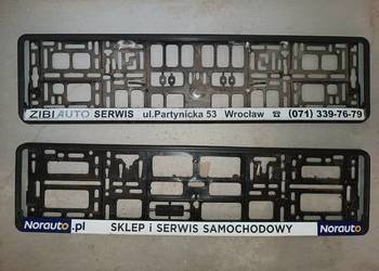 Ramki pod tablicę rejestracyjną Lanos Daewoo