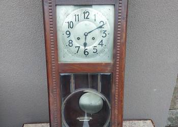 Stary zegar ścienny Junghans przedwojenny sprawny film gongu F046