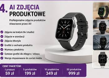 AI Zdjęcia Produktowe | Profesjonalne Grafiki do Allegro i Sklepu