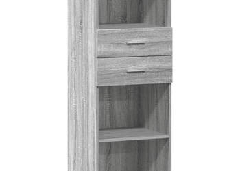 Wysoka szafka szary dąb sonoma 45x425x124 cm WM-846171