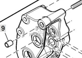 John Deere 6115R Obudowa Przekładni Napinacza AL177919