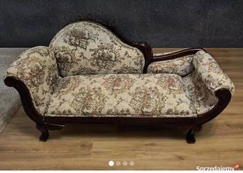 Sofa stylowa ręcznie rzeźbiona z drewna egzotycznego antyk