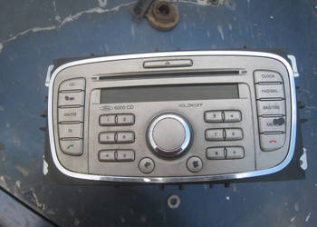 Radio oryginalne Ford 6000CD srebrne Focus Mondeo c-max galaxy