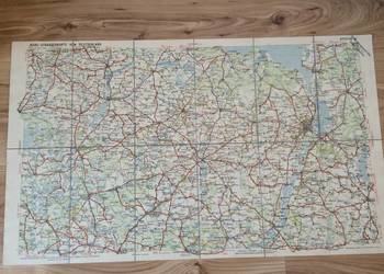 ( 308 ) Mapa drogowa Stettin - Greifen i rejony na zachód