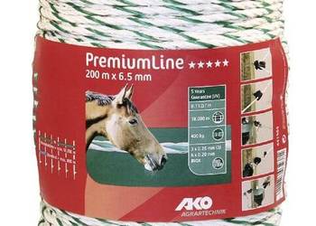 Linka ogrodzeniowa Premium Line, 6.5 mm 200 m AKO 441564