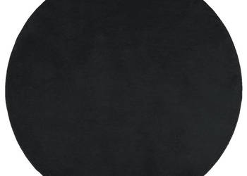 Dywan OVIEDO z krótkim włosiem czarny Ø 160 cm WM-375568