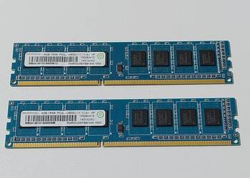 Pamięć Ram 8GB DDR3 (2x4GB pc3-12800-800MhZ) Ramaxel