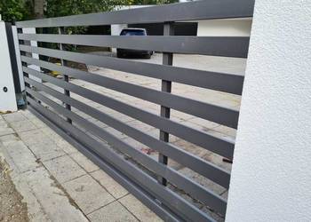 Brama przesuwna 400x120cm MASTER 8-8 ogrodzenie Kalisz