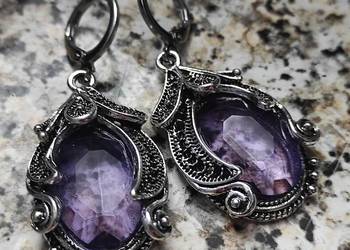 Kolczyki wiszące Boho / vintage