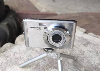 Aparat Polaroid w kolorze srebrnym Is426