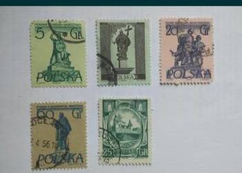 Znaczki pomniki 1955