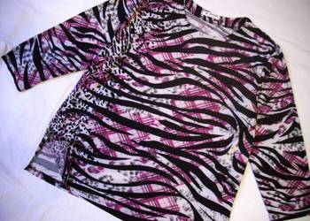 Milutka Bluzka Wzór Zebra XXL 44