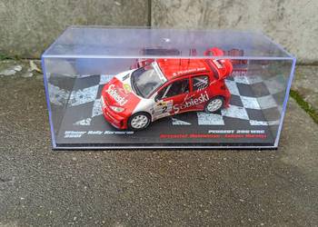 PEUGEOT 206 WRC Rally cars deagostini 1/43 rajdowe Hołowczyc Kormoran