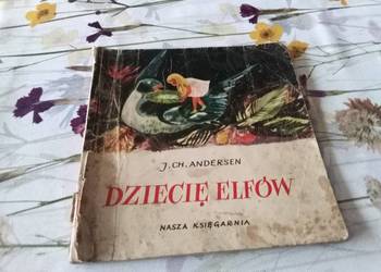 PRL książka Andersen Dziecię Elfów 1958