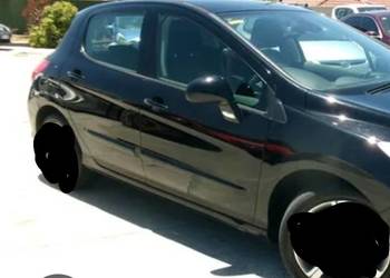 Peugeot 308 t7 08-13r. Drzwi prawe przód i tył, klapa czarne KTV