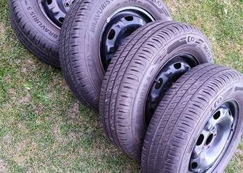 Koła letnie 14" 5x100 VW Polo Skoda Fabia Ibiza Barum 185/70 R14 stan BDB